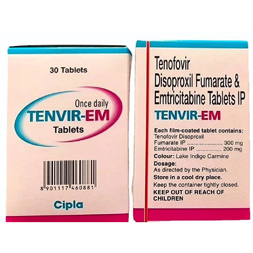 Tenofovir Disoproxil Fumarate And Emtricitabine Tablets IP