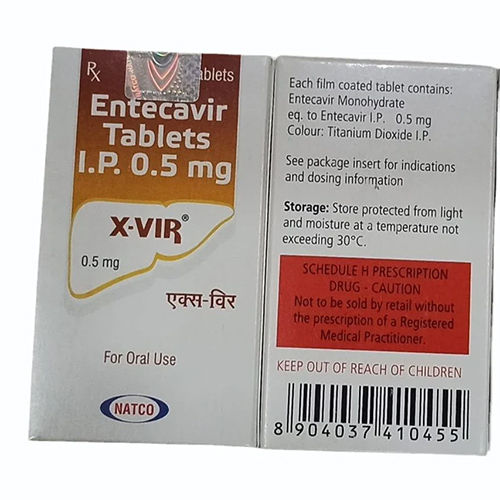 0.5 Mg Entecavir Tablets Ip - Drug Type: General Medicines