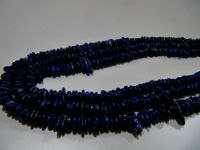 Natural Lapis Lazuli Nugget Shape Plain 5mm To 10mm Beads Strand 8''long