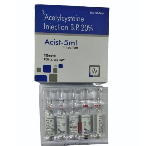 5 ML Acetylcysteine Injection BP 20%