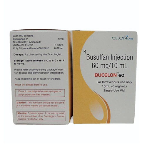 60 Mg Busulfan Injection - Physical Form: Liquid