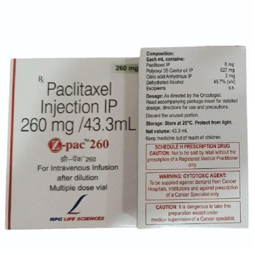 260 MG Paclitaxel Injection IP