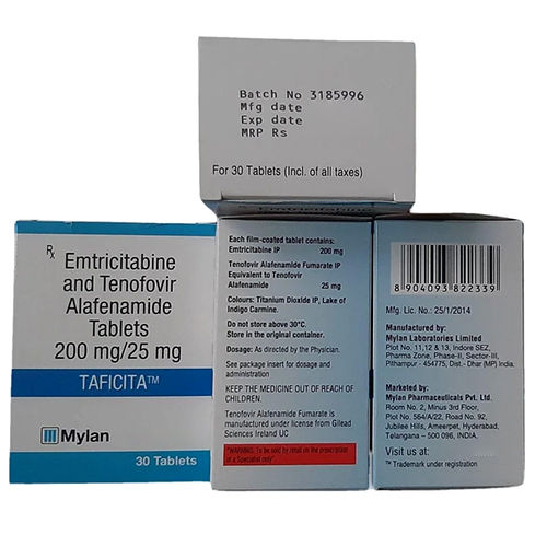 Emtricitabine And Tenofovir Alafenamide Tablets - Ingredients: Natural Yeast