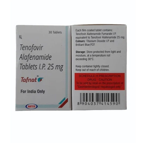 25 Mg Tenofovir Alafenamide Tablets Ip - Feature: Dry Enzyme