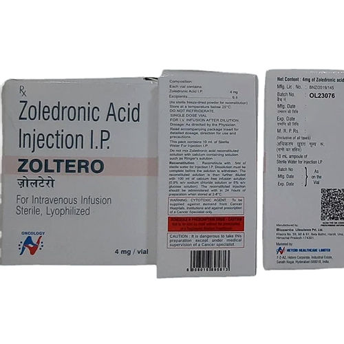 4 MG Zoledronic Acid Injection IP