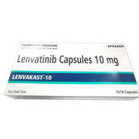 Lenvatinib Capsules - 10 Mg Potent Dosage | 3 X 10 Capsules Pack, Stored Cool & Dry, Doctor's Prescription Required