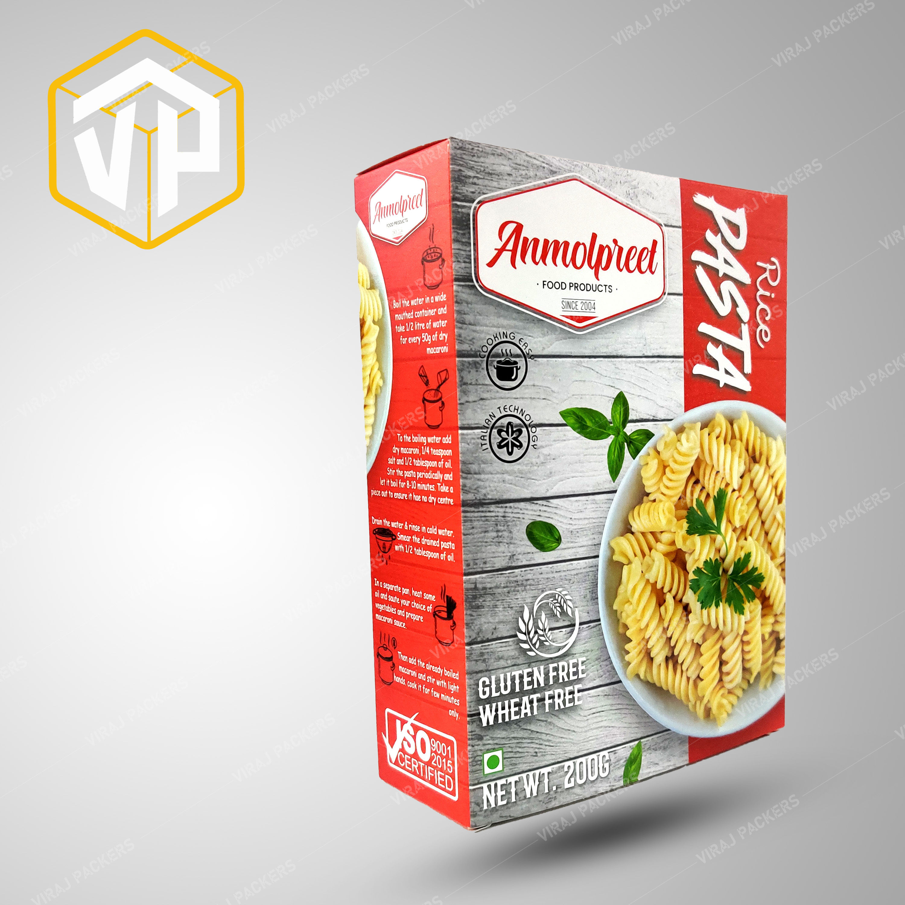 Pasta Packaging Box Manufacturer