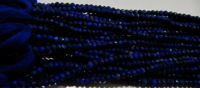 Natural Lapis Lazuli Rondelle Faceted 2-2.5mm Beads strand 13 inches long