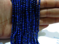 Natural Lapis Lazuli Rondelle Faceted 3-4mm beads Strand 13 Inches long