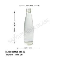 300 ml glass bottle