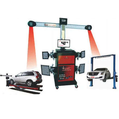 Ismart 3d Wheel Alignment Machine - Color: Red