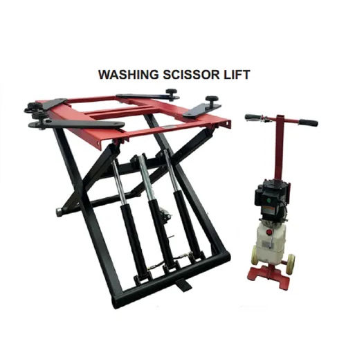 Washing Scissor Lift - Used For: Parking