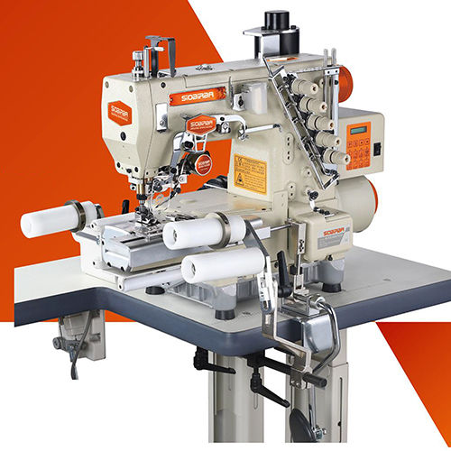 Sr-787-Ewt-Est-L200 Direct Drive Cylinder Bed Interlock Sewing Machine - Operate Method: Electric