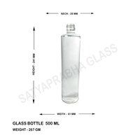 500 ML GLASS WATER BOTTLE