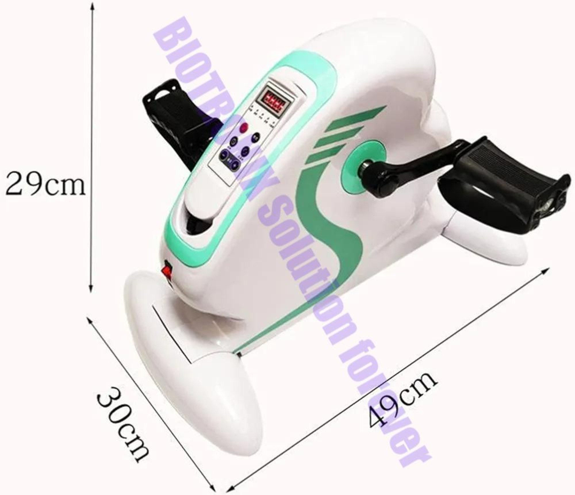 Motorized electrical pedal cycle for improving muscle tone