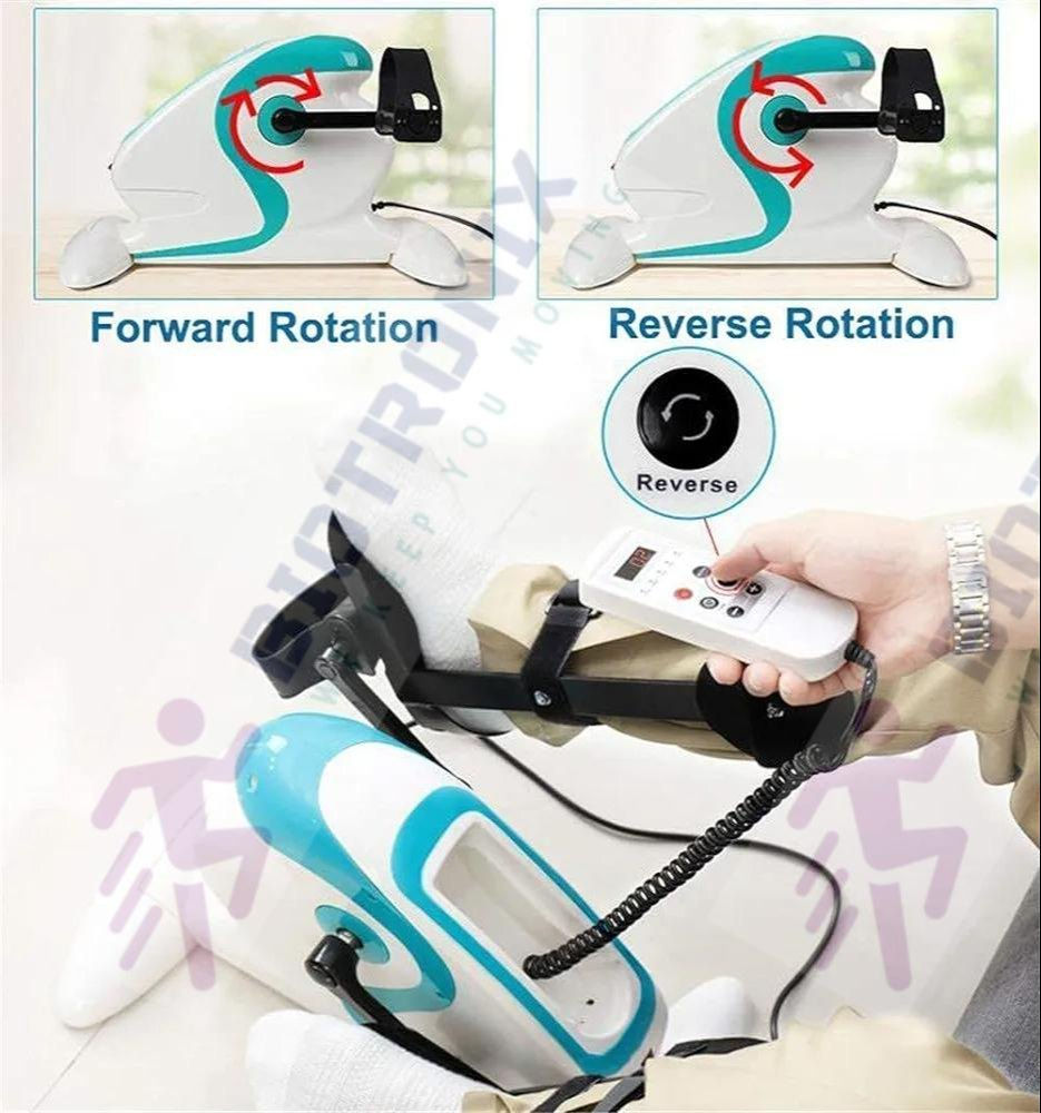 Motorized electrical pedal cycle for improving muscle tone