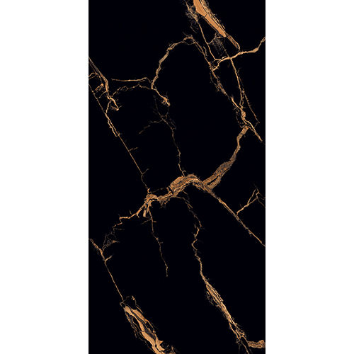 1200X2400Mm Gold Black Bathroom Tiles - Tile Finish: Gloss