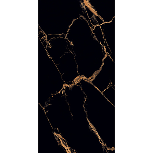 Gold Black Bathroom Tiles - Size: 1200X2400Mm