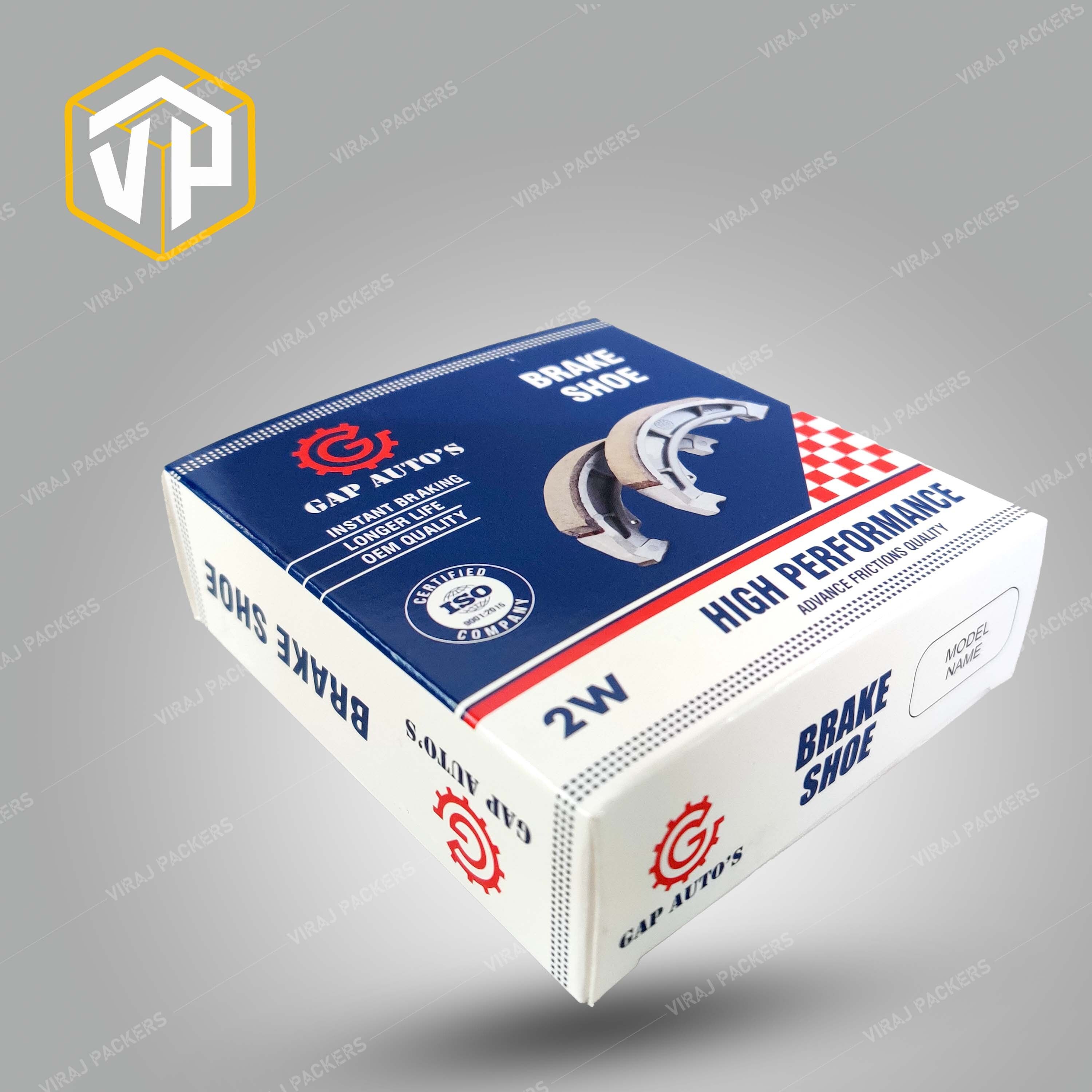 Brake Shoe Auto Parts Packaging Box Manufacturer