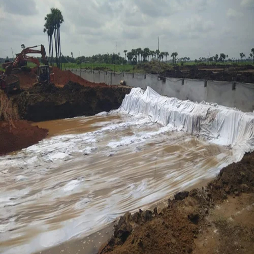 Non Woven Geotextile Fabric - 80 GSM Plain Georgette Texture | Environmental Friendly, Membrane Protection and Separation