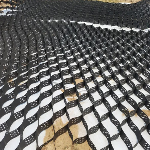 HDPE Geocells - High-Density Polyethylene 75 mm to 250 mm Length 1.6 mm Thickness Black Color | Erosion Control & Soil Stabilization Solution
