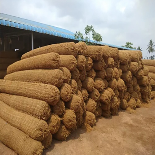 Coir Fibre Logs - Color: Light Brown