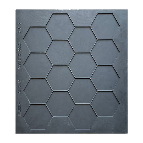 Grey Jnx0002 Hexagon Mosaic Tile Mounting Mould