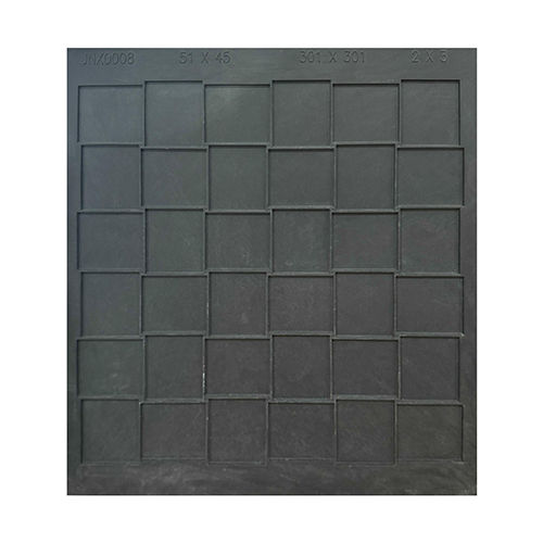 Jnx0008 Square Mosaic Tile Mounting Mould - Color: Grey