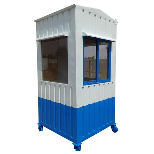 Multicolor Mild Steel Security Cabin