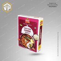 Customized Chana Masala Packaging Boxes Manufacturer