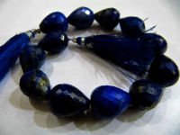 Natural Lapis Lazuli Teardrop 10X14mm Beads Sold Per Pack Of 2 Loose Beads