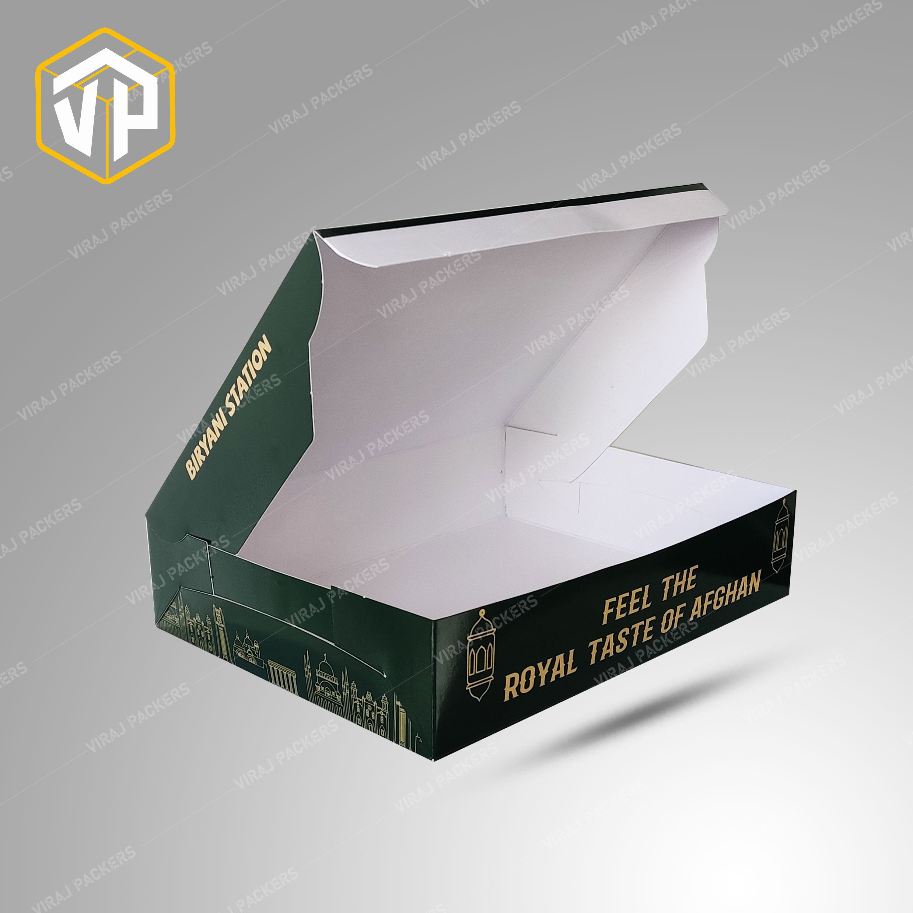 Behrouz Style Biryani Packaging Boxes Manufacturer