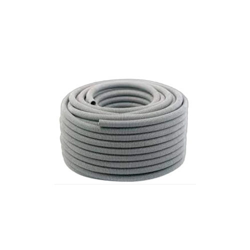 50M Corrugated Flexible Pipe - Color: Grey