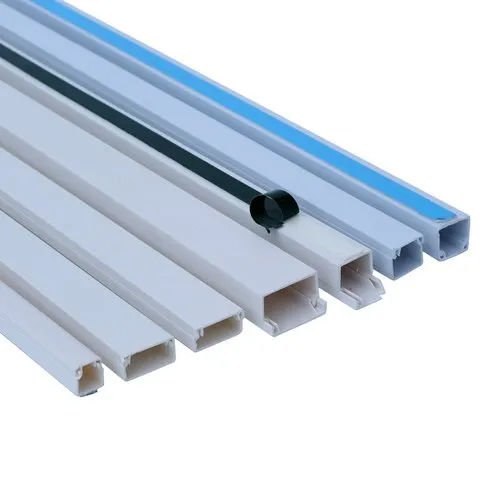 Pvc Cable Duct Channels Panel Trunkings - Color: White