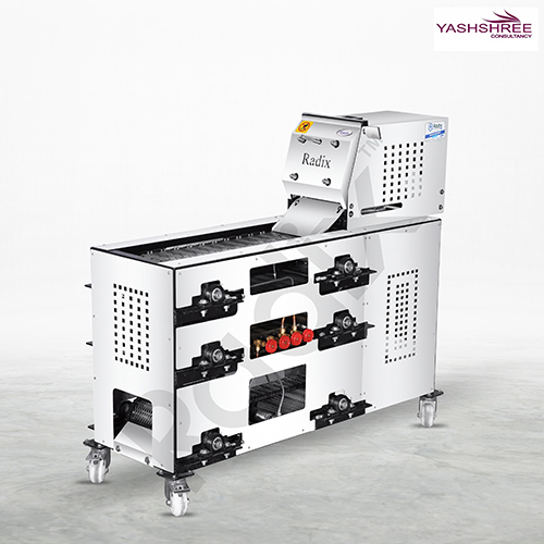 Chapati Making Machine - Stainless Steel, Silver Color | Automatic Operation for Hotels