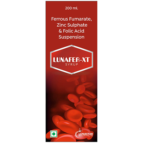 200ml Ferrous Fumarate Zinc Sulphate And Folic Acid Syrup