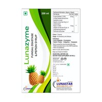 200ml Fungal Diastase And Pepsin Syrup - Liquid Enzyme Digestive Aid, Suitable For All, Relieves Bloating, Indigestion & Flatulence