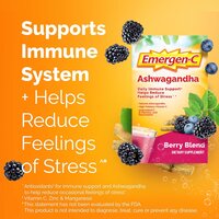 Emergen-C Vitamin C Ashwagandha Drink Mix, Dietary Supplement - 18 Count