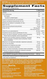 Emergen-C Vitamin C Ashwagandha Drink Mix, Dietary Supplement - 18 Count