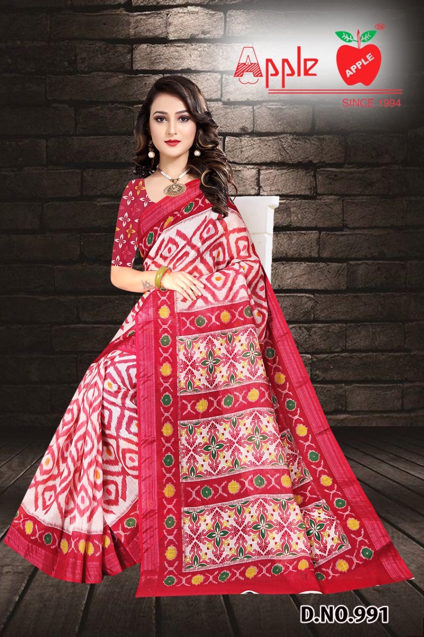 linen digital printed sarees