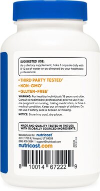 Nutricost P5P Vitamin B6 Supplement 50mg, 240 Capsules (Pyridoxal-5-Phosphate)