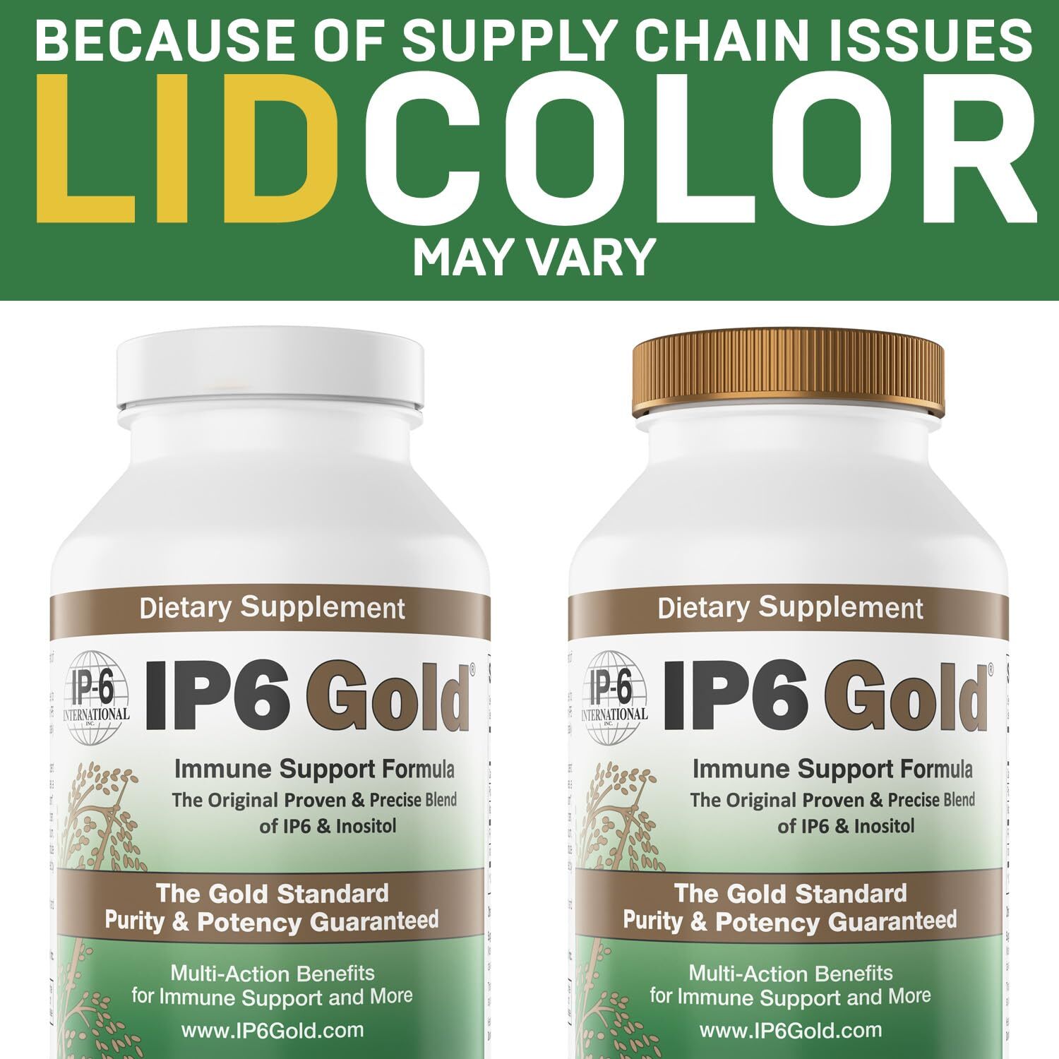 IP-6 International 6 Gold, Immune Support Formula, 120 Veggie Caps