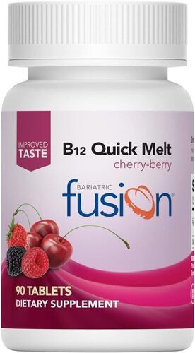 Bariatric Fusion Vitamin B12 Melt  Cherry Berry Flavored Tablets 90 Count