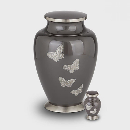 Arcadia Butterflies Engraved Series Cremation Urn for Human Ashes