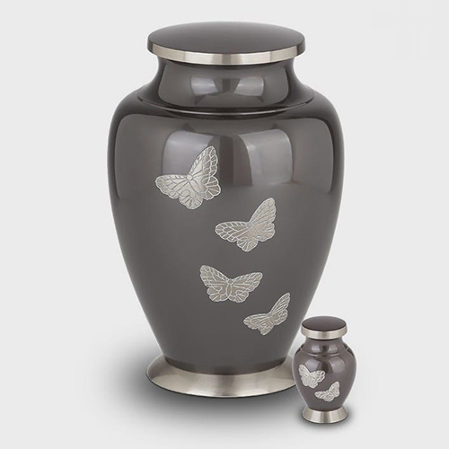 Arcadia Butterflies Engraved Series Cremation Urn For Pet