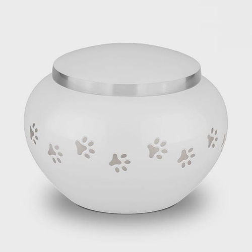 Odyssey Paw Series Pet Cremation Urn For Cats And Dogs - Finishing: Polishing