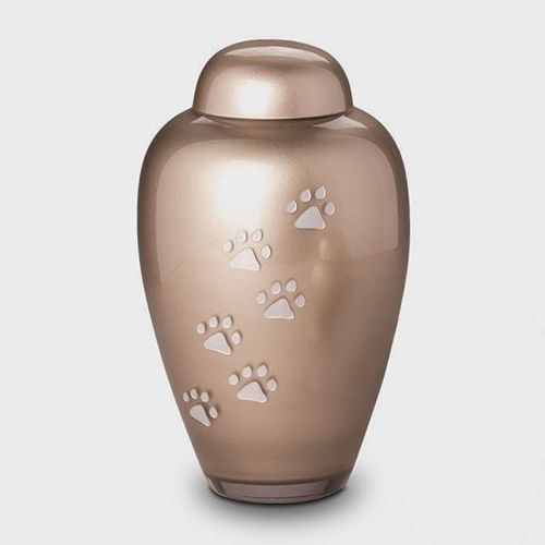 Brass Domtop Urn for Pets