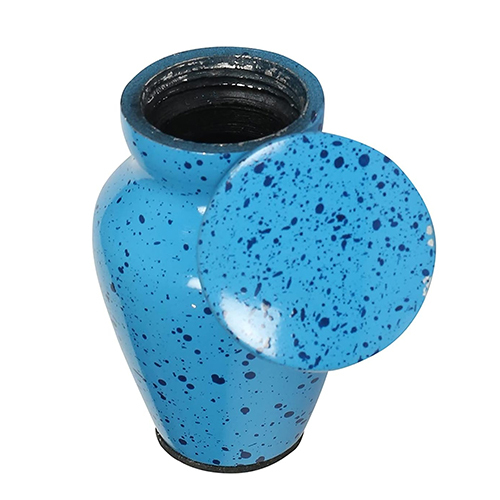 Teal Blue Funeral Urn