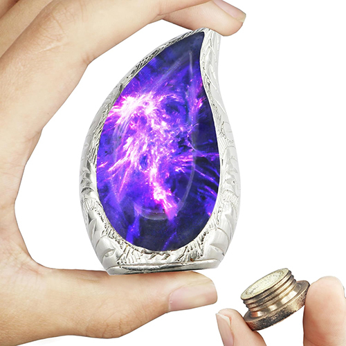 Galaxy Teardrop Memorial Keepsake Cremation Urn