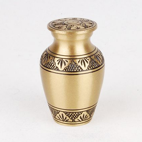 Brass Keepsake Urn For Ashes